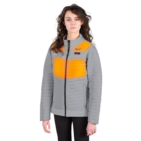 M12™ Women’S Heated Axis™ Jacket Kit, Gray, Sz: M