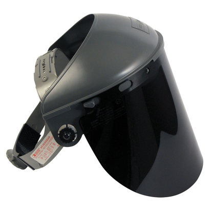 Honeywell Fibre-Metal® 9 3/4" X 19" X .06" Dark Green Propionate Extended View Faceshield