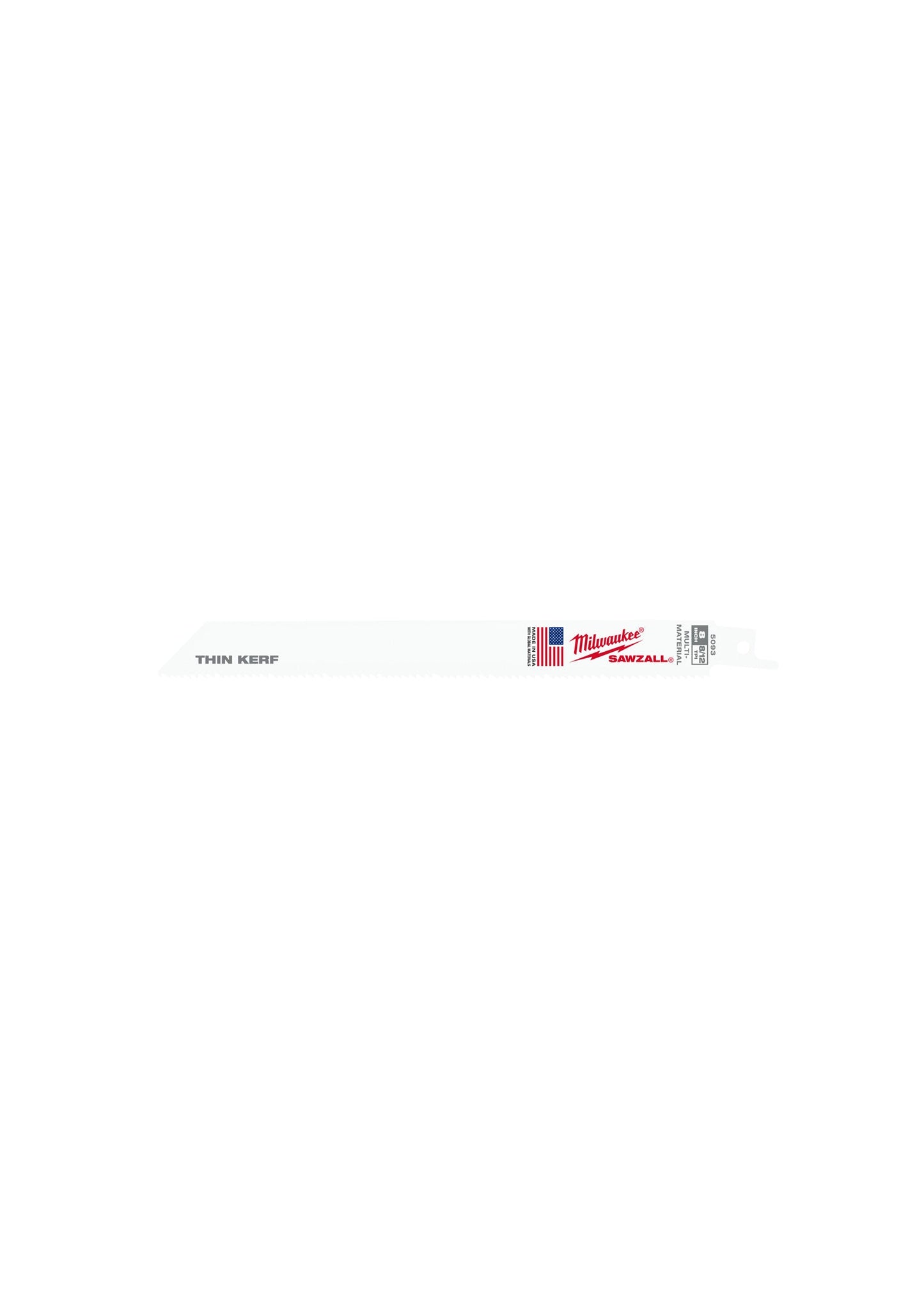 Sawzall® Blade 8" 8/12 Tpi 100/pk