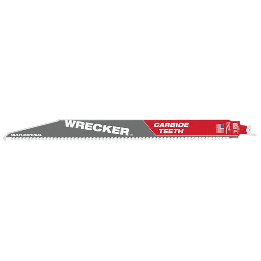 The Wrecker™ With Carbide Teeth Sawzall® Blade 12" 6 Tpi 3pk