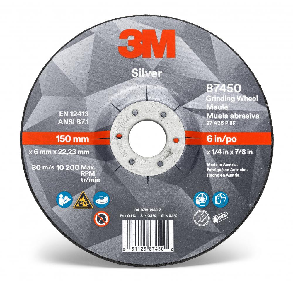 3M™ Silver Depressed Center Grinding Wheel