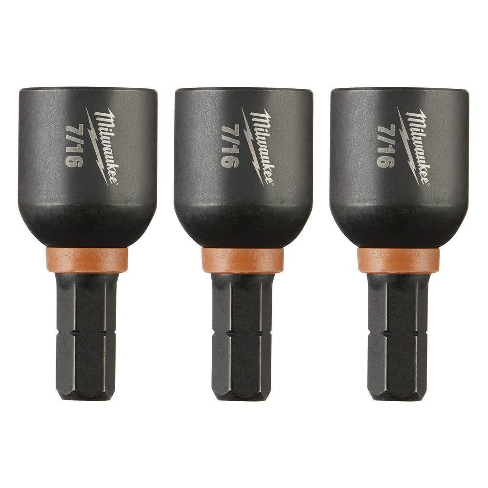 Shockwave Impact Duty™ 7/16” Insert Magnetic Nut Driver 3pk