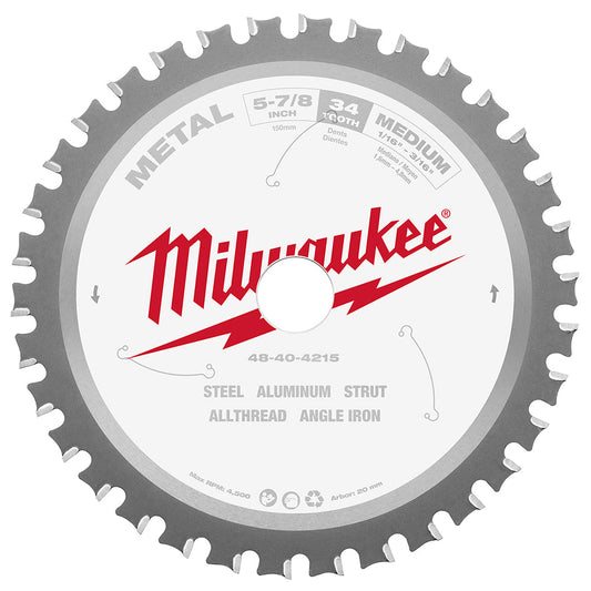 5-7/8 In Metal Cutting Circular Saw Blade