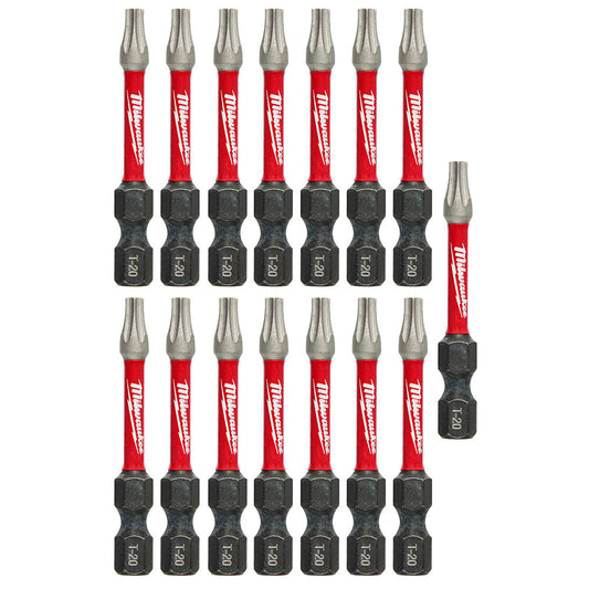 Shockwave™ 2 In Impact T20 Power Bits 15 Pack, 75/PK