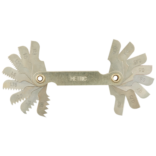 0.35-3.00 Mm Metric Thread Pitch Gauge