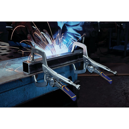 IRWIN Vise-Grip Welding Pliers, Fast Release, C-Clamp With Swivel Pads, 11-Inch