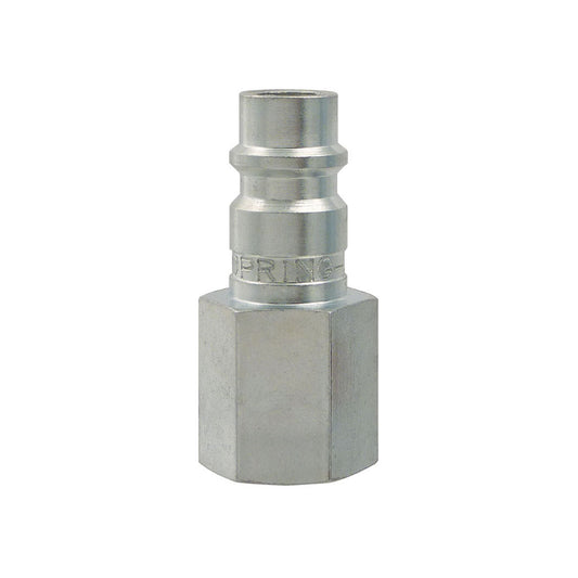 Ultraflo 7.8 mm Steel Coupler Plug 3/8 (F) NPT
