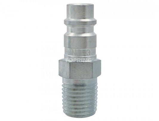 Ultraflo 7.8 mm Steel Coupler Plug 3/8 (M) NPT