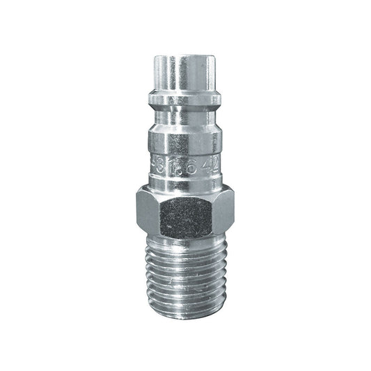 Ultraflo 7.8 mm Steel Coupler Plug 3/8 (M) NPT