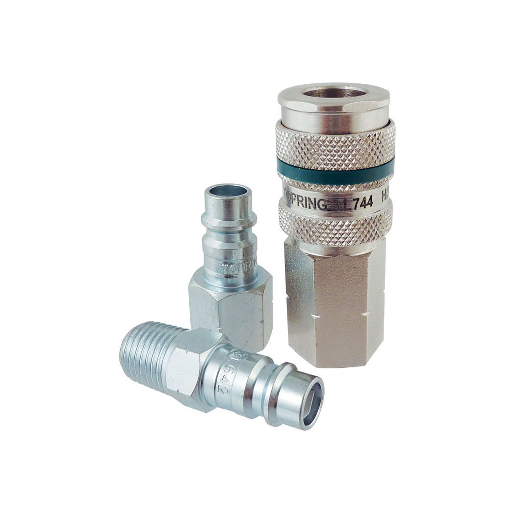 Ultraflo 7.8 mm Kit With 1/4 (F) NPT Steel Quick Coupler and 2 Coupler Plugs