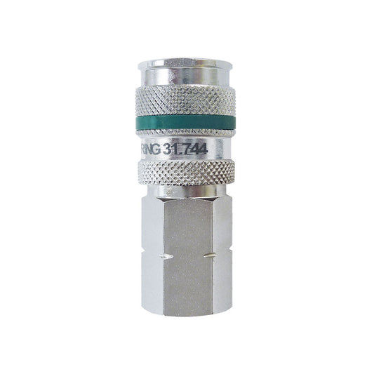 Ultraflo 7.8 mm Steel Quick Coupler 1/4 (F) NPT, Quiksilver Model Product #:31.744C