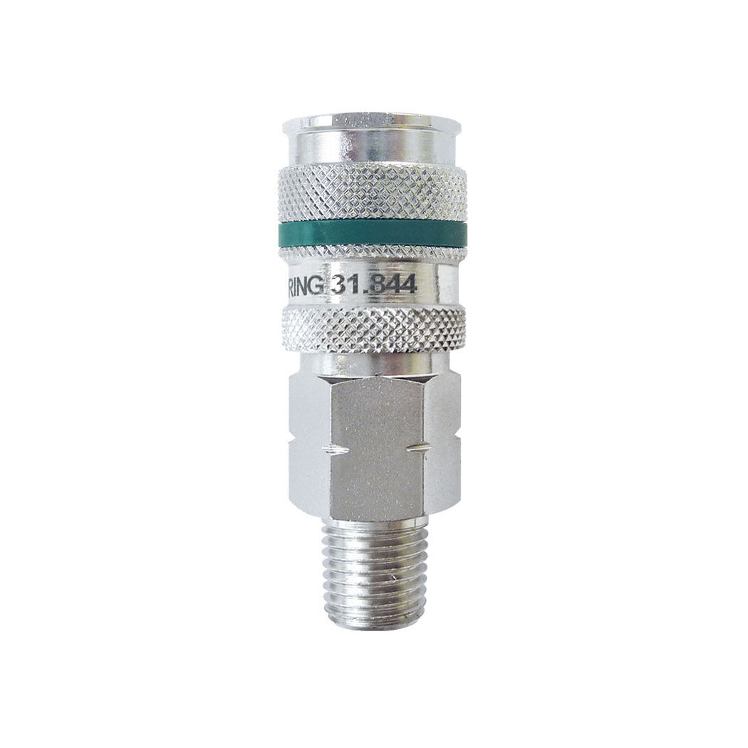 Ultraflo 7.8 mm Steel Quick Coupler 1/4 (M) NPT, Quiksilver Model Product #:31.844C