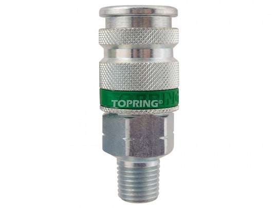 Ultraflo 7.8 mm Steel Quick Coupler 1/4 (M) NPT, Quiksilver Model Product #:31.844