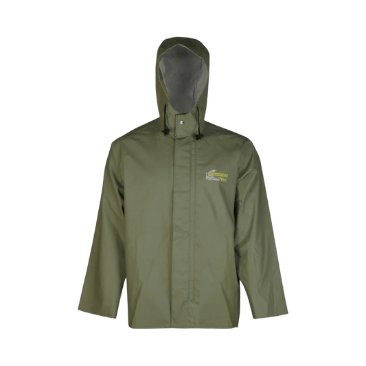 Veste imperméable et résistante à l'huile et aux produits chimiques Viking® Norseman®, vert foncé, tissu flexible en polyester/PVC, XL