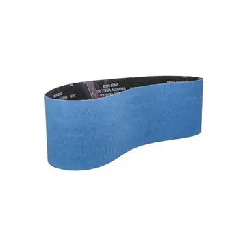 Norton Coated Deburring, Grinding, Polishing, Shaping Belt - 120 Grit, Zirconia Alumina Material, Cloth Backing Material, 48 in X 6 in