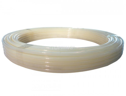 White Nylon Tube 5/32 (4 mm) O.D. 100 Feet (30 m)