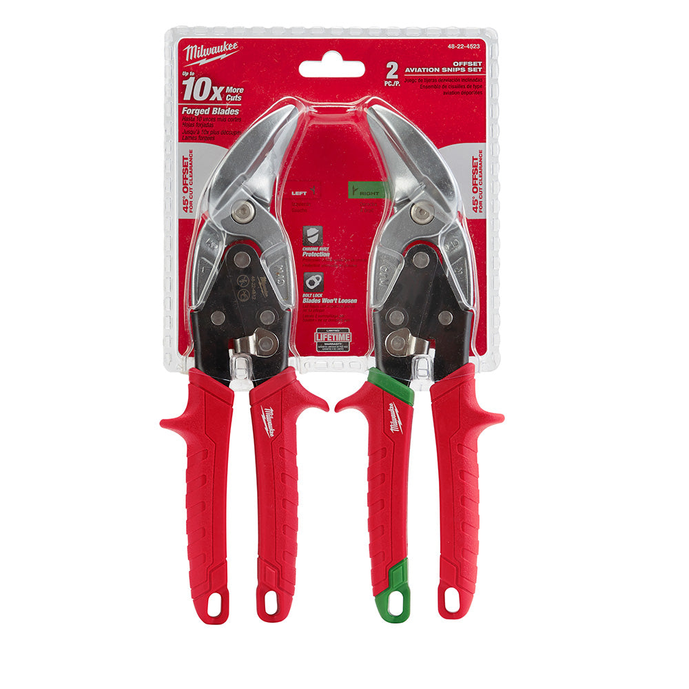 2-piece Offset Aviation Snip Set