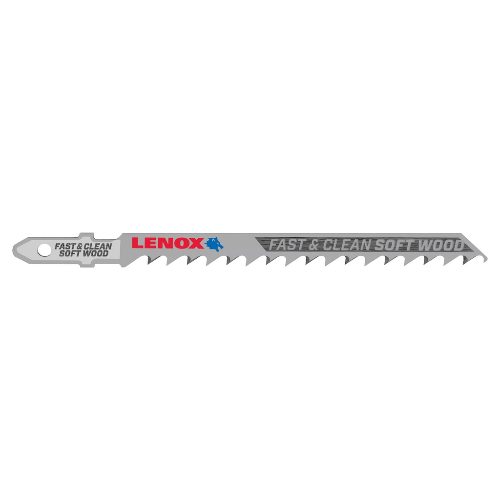 LENOX T-Shank Clean Wood Cutting Jig Saw Blade, 4-Inch X 5/16-Inch 6 Tpi, 3-Pack