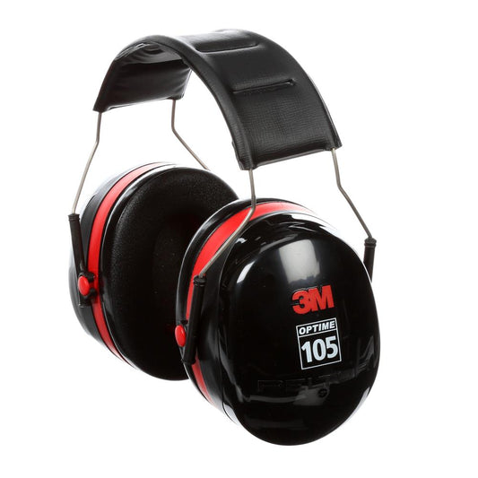 Cache-oreilles 3M™ PELTOR™ Optime™ 105, H10A, serre-tête, 1 pair