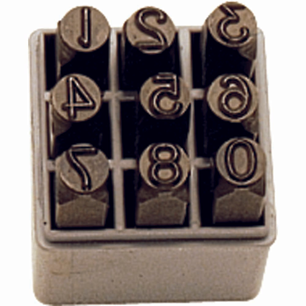 3/16" Number Stamp Set