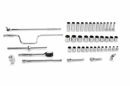 45 Piece Metric General Service Set (1/2 Inch Drive)