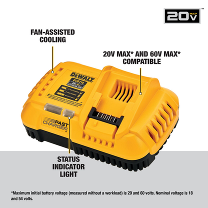 Dewalt Flexvolt 20V 60V Charger Rapid Charge