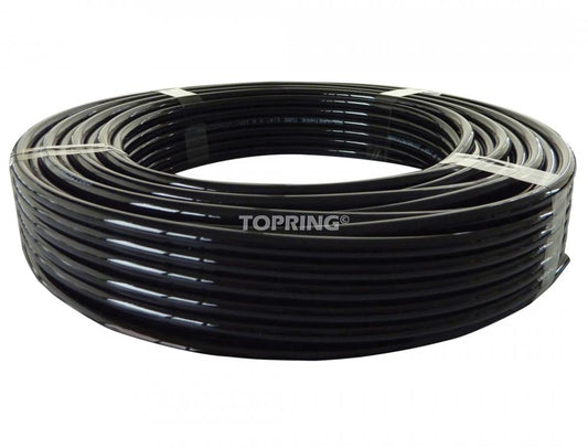 Black Polyurethane Tube 1/4 O.D. 100 Feet