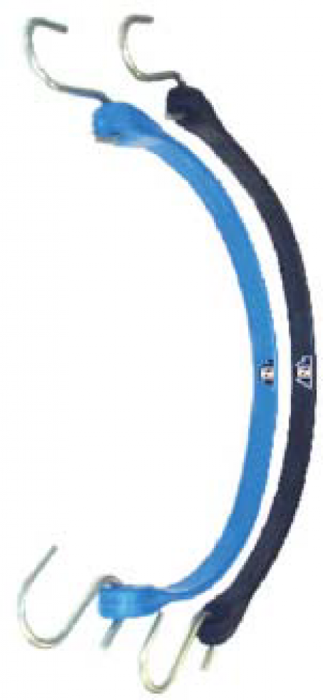 Vanguard Tarp Tie-Down Straps, Black, Rubber, 9"