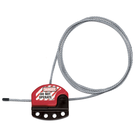 Master Lock S806CBL3 Adjustable Cable Lockout With 3 Ft (0.9 M) Cable