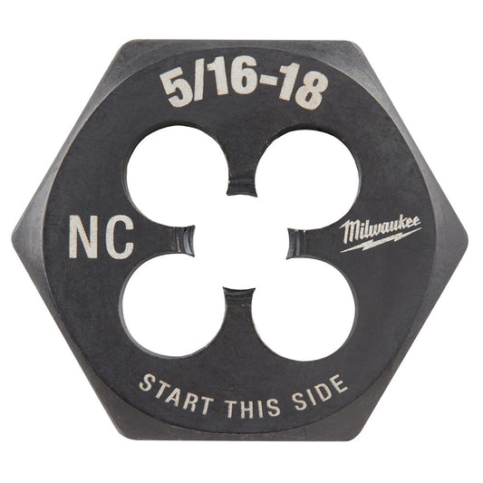 5/16"-18 nc 1-inch Hex Threading Die