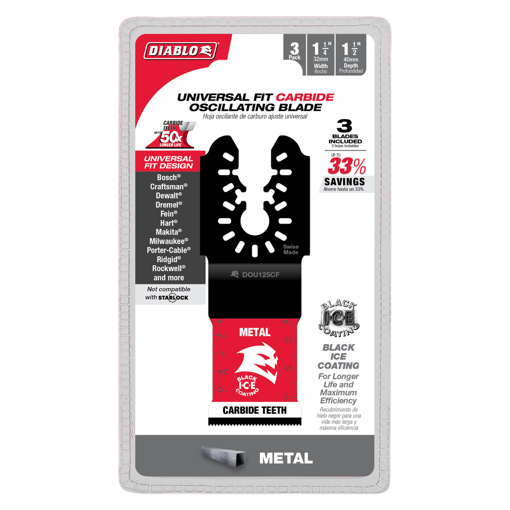 1-1/4 in. Universal Fit Carbide Oscillating Blades for Metal (3-Pack)