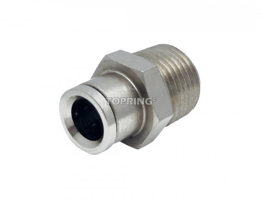 6 mm to 1/8 (M) BSPT Push-to-Connect Adapter, Topfit Model