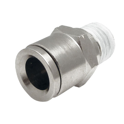 3/8 in. to 1/4 (M) NPT Push-to-Connect Adapter, Topfit Model