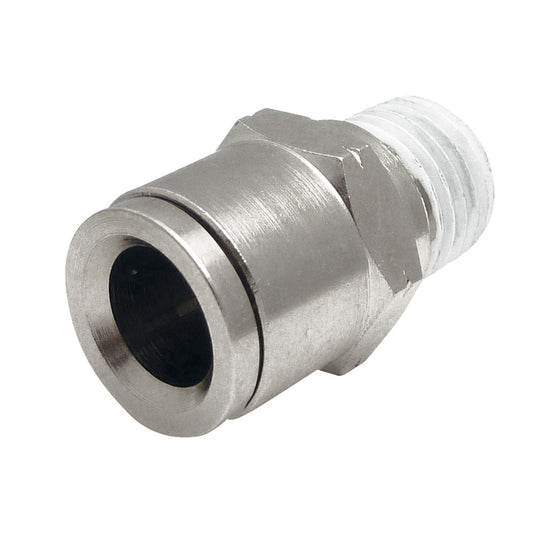 3/8 in. to 1/4 (M) NPT Push-to-Connect Adapter, Topfit Model