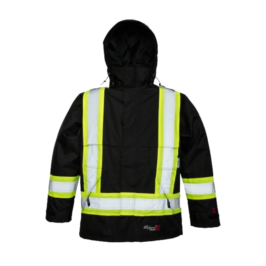 Veste Viking Professional® Journeyman 300D Trilobal Rip-stop ignifuge, noir, polyester, M