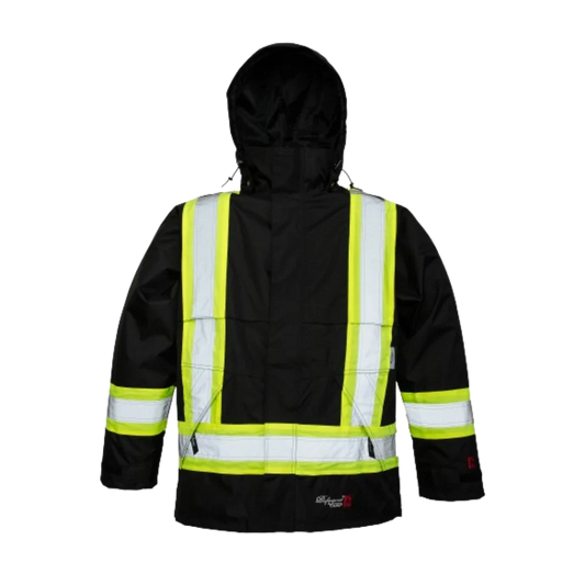 Veste Viking Professional® Journeyman 300D Trilobal Rip-stop ignifuge, noir, polyester, M