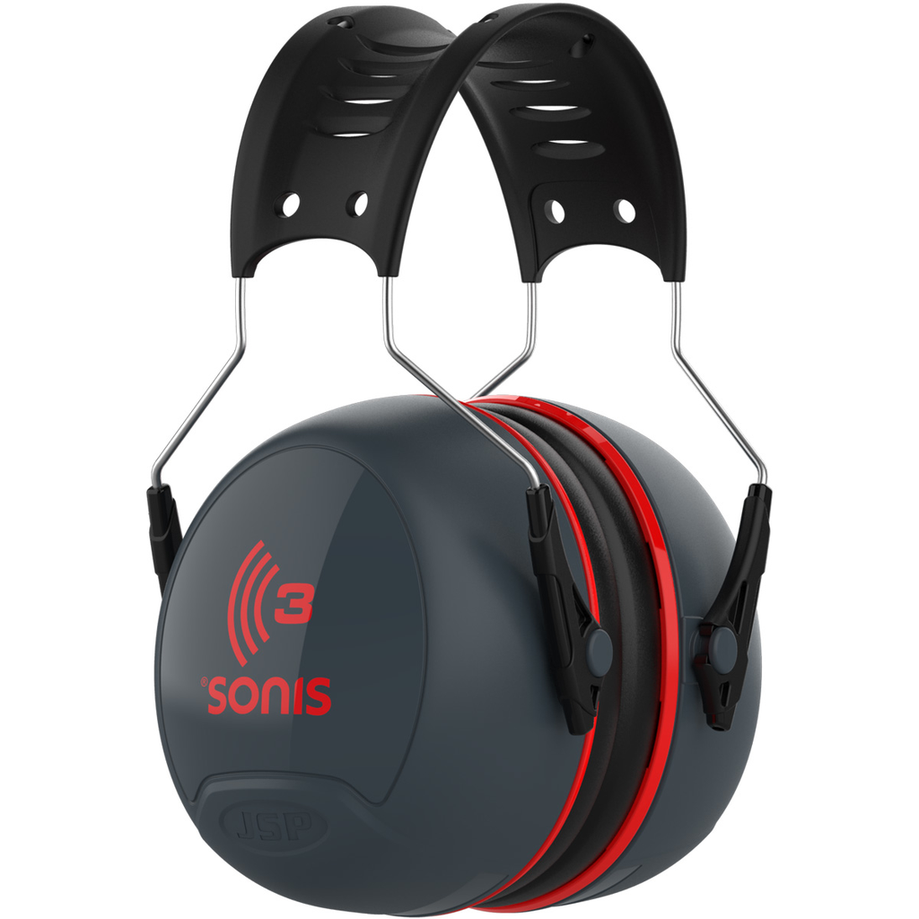 Passive Ear Muff With Adjustable Headband NRR 31 Dark Gray OS