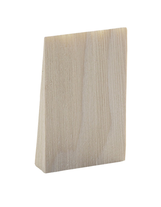 Coin en bois pour masse, 2 1/4" x 1 1/2" x 5/16"