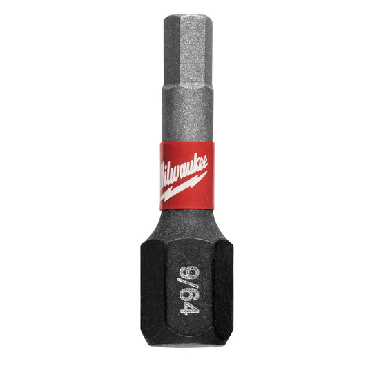 Shockwave™ Impact Hex 9/64 In Insert Bit, 25/PK