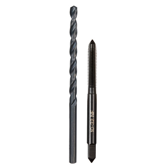 10-32 nf Straight Flute Plug Tap & #21 Drill Bit