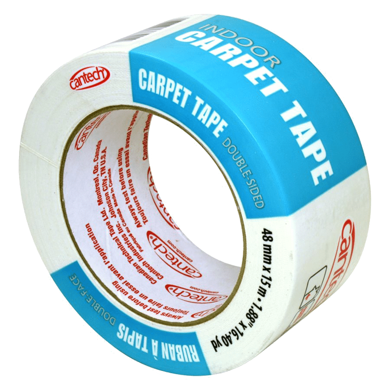 Double-Sided Indoor Carpet Tape - 48mm x 15m Roll