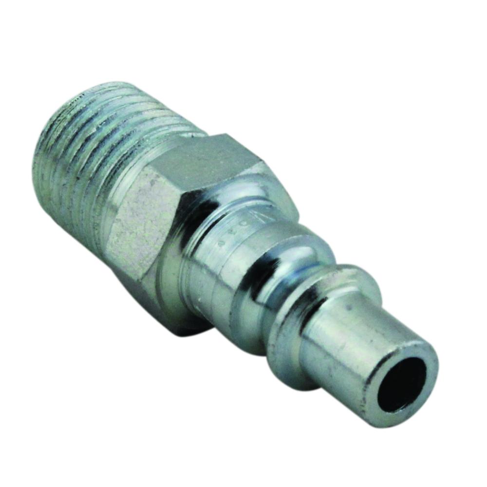 Bouchon d'air en acier de style A Milton®, raccord pour outil pneumatique, mâle, 1/4"