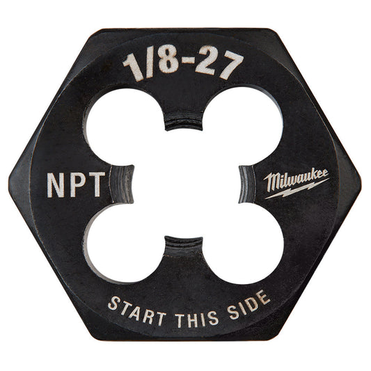 1/8"-27 Npt 1-inch Hex Threading Die