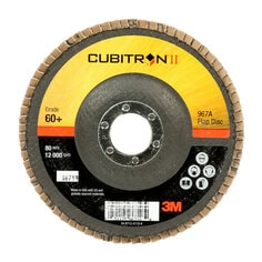 Disque à lamelles CubitronMC II 3MMC, 967A, fixation T27, 60+, poids Y, 5 x 7/8 po