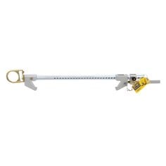 3M™ DBI-SALA® Fixed Beam Anchor, silver, 26 in x 2.5 in x 4 in (66 cm x 6.3 cm x 10 cm)