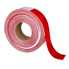 3M™ Diamond Grade™ Truck Conspicuity Markings, 983-32, kiss-cut (2 in x 18 in), red/white, 2 in x 50 yd