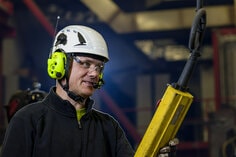 3M™ PELTOR™ LiteCom Plus Headset MT73H7P3E4610NA, Hard Hat Attached