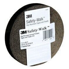Ruban antidérapant à usage général 3M™ Safety-Walk™, 610, noir, 25,4 mm x 18,3 m (1 po x 60 pi)