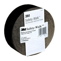 3M™ Safety-Walk™ Slip-Resistant General Purpose Tape, 610, black, 50.8 mm x 18.3 m (2 in x 60 ft)