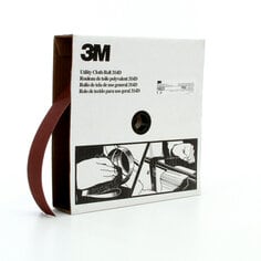 3M™ Utility Cloth Roll, 314D, P80, 2 in x 150 ft (50.8 mm x 45.72 m), 5rol/cs